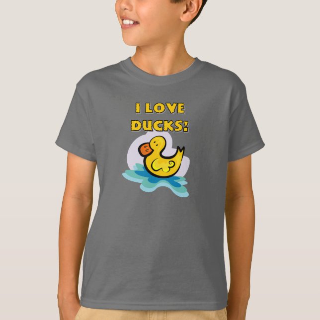 I Love Ducks T-Shirt (Front)