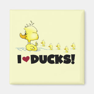 I Love Ducks Tshirts and Gifts Magnet