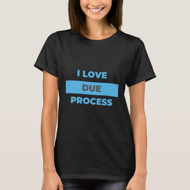 I love Due Process! Do You? T-Shirt (Front)