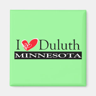I Love Duluth Minnesota Magnet