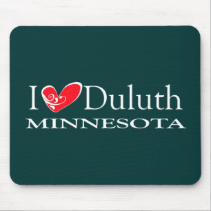 I Love Duluth Minnesota Mouse Mat