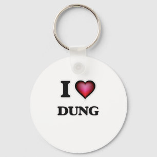 I love Dung Key Ring