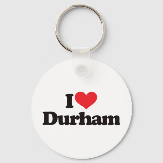 I Love Durham Key Ring