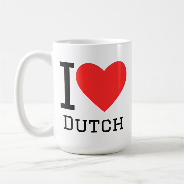I love dutch coffee mug (Left)