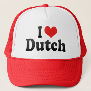 I Love Dutch Trucker Hat