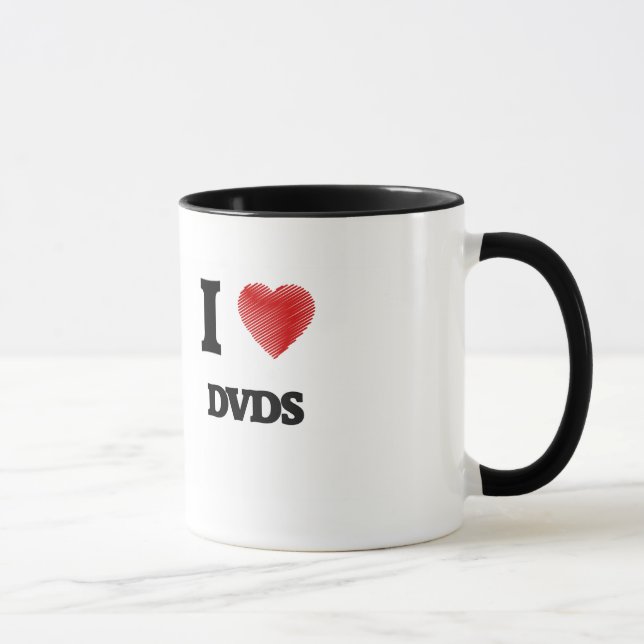 I love Dvds Mug (Right)