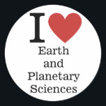 I ❤️ Love Earth and Planetary Sciences STICKER<br><div class="desc">Introducing our "I ❤️ Love Earth and Planetary Sciences" sticker! Whether you're a curious student exploring the dynamic processes shaping our planet and the universe beyond, or a dedicated researcher unraveling the mysteries of Earth's history and the cosmos, this sticker is a perfect way to showcase your passion. Adorn your...</div>