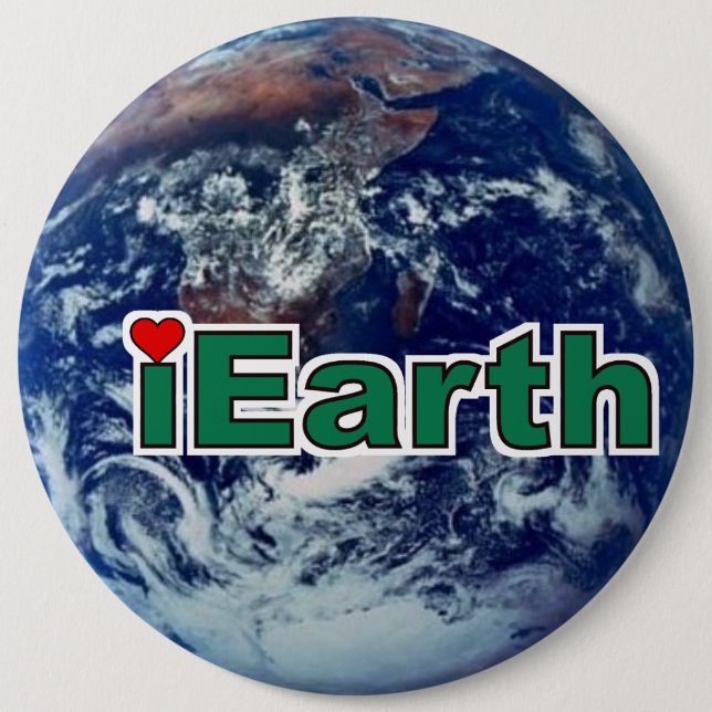 I Love Earth Button (Front)