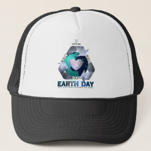 I Love Earth Day Trucker Hat