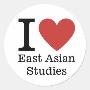 I ❤️ Love East Asian Studies STICKER