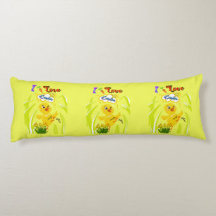 I Love Easter Body Cushion