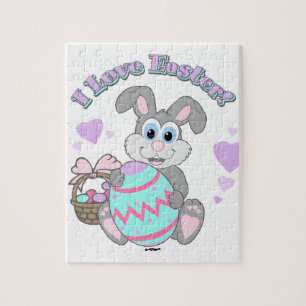 I Love Easter! Easter Bunny Jigsaw Puzzle
