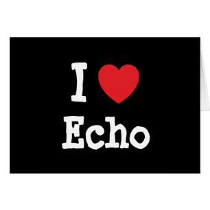 I love Echo heart T-Shirt