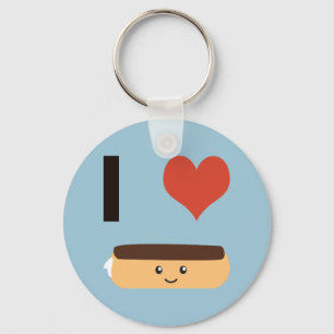 I love Eclairs Key Ring