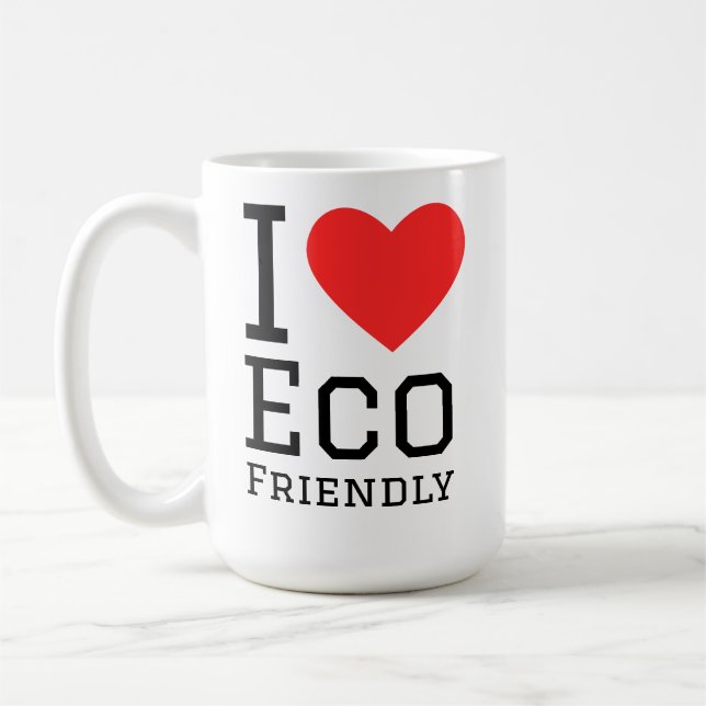 I love eco friendly coffee mug (Left)