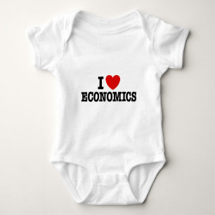 I Love Economics Baby Bodysuit