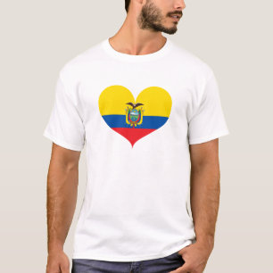 I Love Ecuador Flag T-Shirt