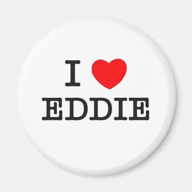 I Love Eddie Magnet (Front)