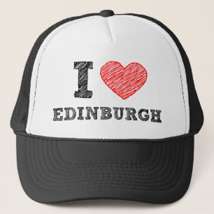 I-love-Edinburgh Trucker Hat