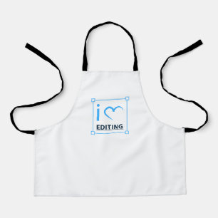 I Love Editing Apron