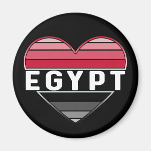 I Love Egypt, Egyptian Heart Magnet