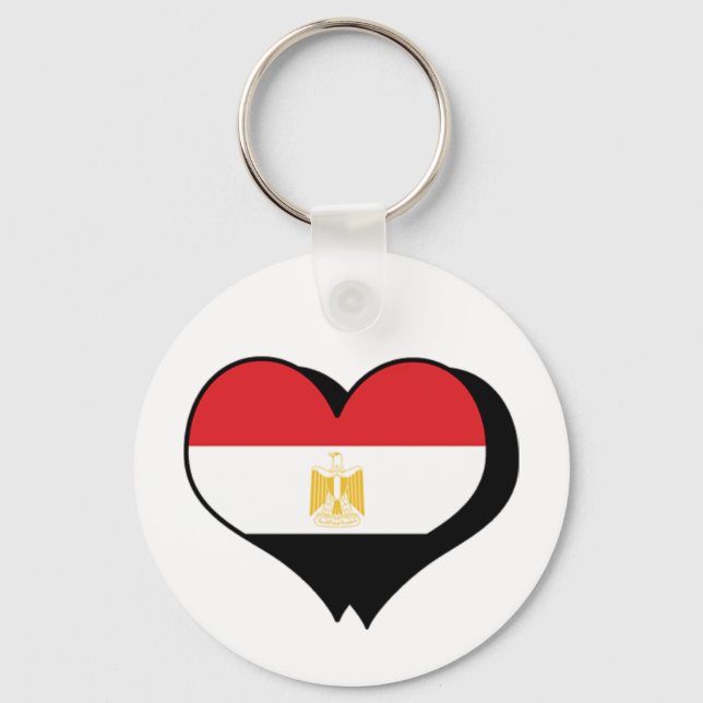 I Love Egypt Keychain (Front)