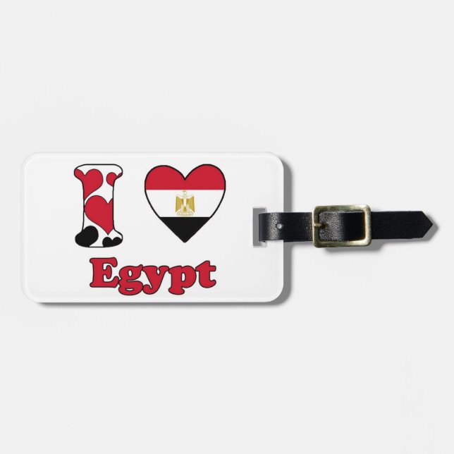 I love Egypt Luggage Tag (Front Horizontal)