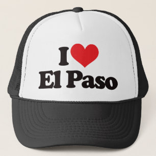 I Love El Paso Trucker Hat