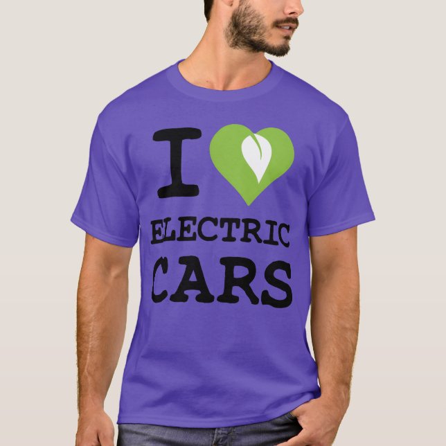 I love electric cars friends T-Shirt (Front)