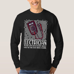 I Love Electricity Engineer Lineman Graduated Elec T-Shirt