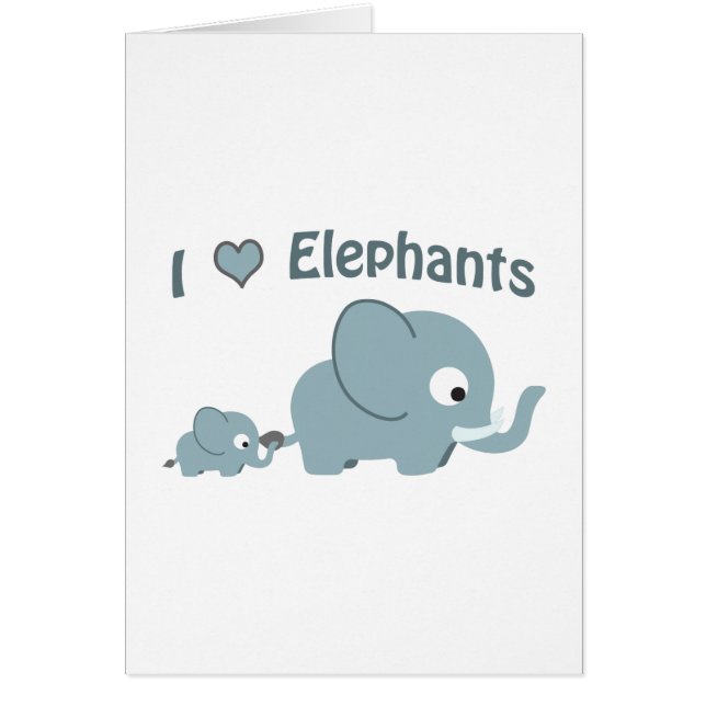 I love elephants. (Front)
