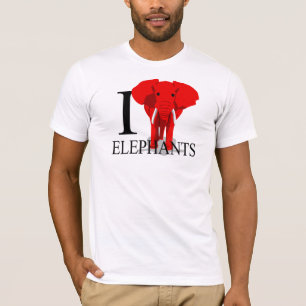 I Love Elephants T-shirts