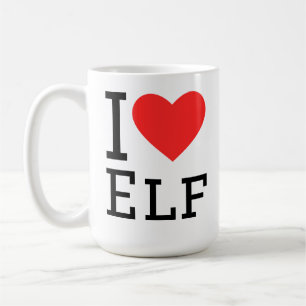 I love elf coffee mug