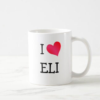 I Love Eli Coffee Mug