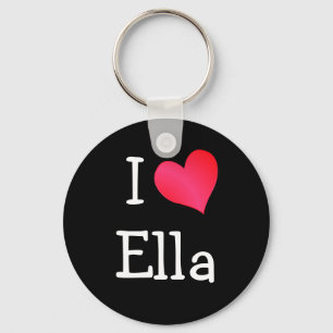 I Love Ella Key Ring