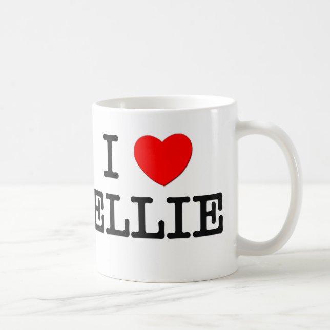 I Love Ellie Coffee Mug (Right)