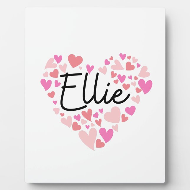 I love Ellie Plaque (Front)