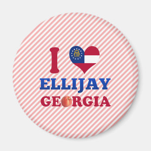 I Love Ellijay, Georgia Magnet