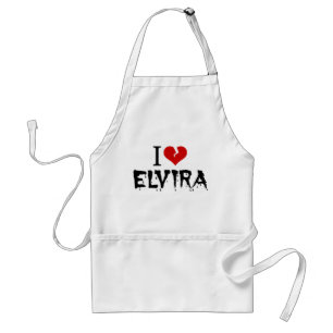 I Love Elvira Broken Heart Standard Apron