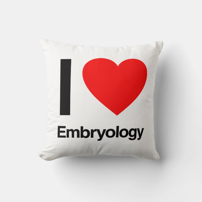 i love embryology cushion (Front)