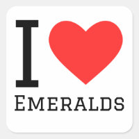 I love emeralds
