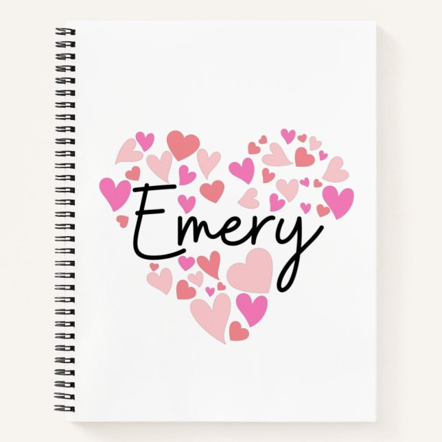 I love Emery Notebook (Front)