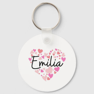 I love Emilia Key Ring