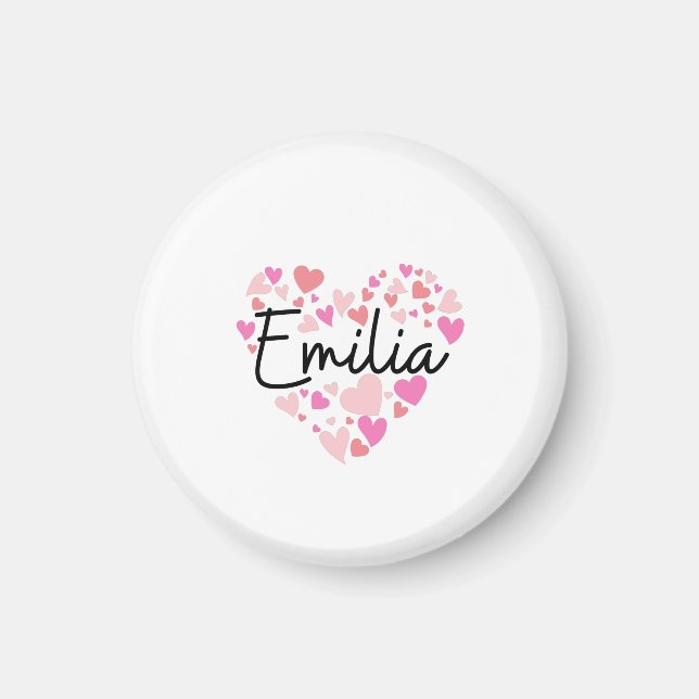 I love Emilia Magnet (Front)