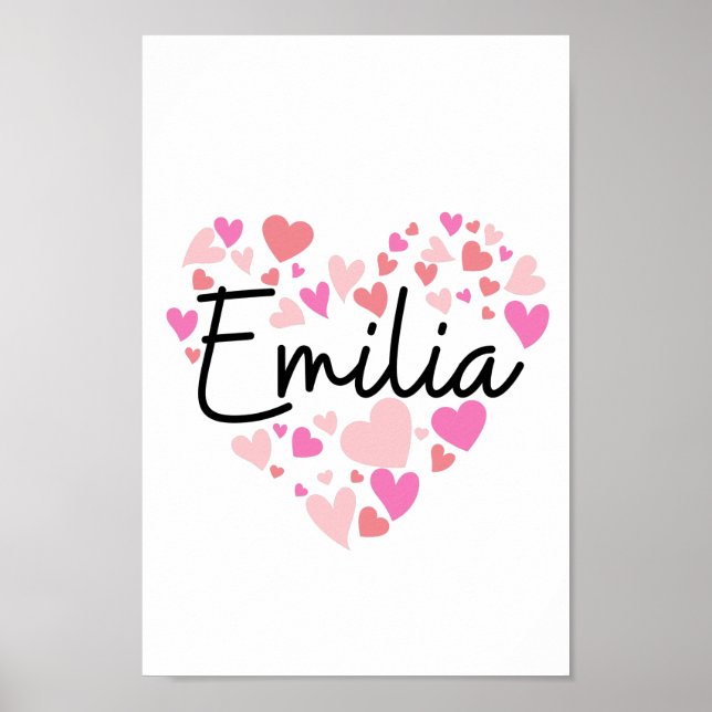 I love Emilia Poster (Front)