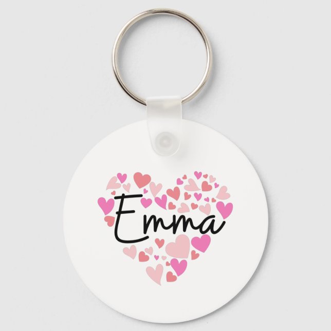 I love Emma Key Ring (Front)