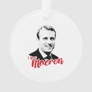 I Love Emmanuel Macron - Ornament