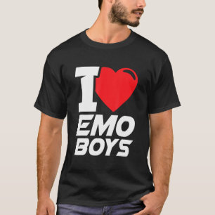 I Love Emo Boys  I Heart Emo Boys T-Shirt