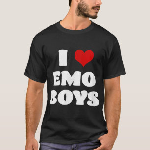 I Love Emo Boys Shirt I Heart Emo Boys 