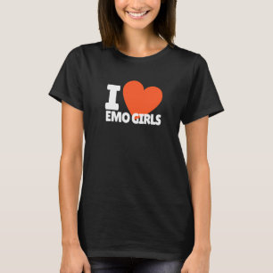 I Love Emo Girls Heart Egirl T-Shirt